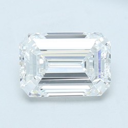 Diament laboratoryjny bezbarwny szlif szmaragdowy, 2.01ct, VVS2, D, IGI LG742550386