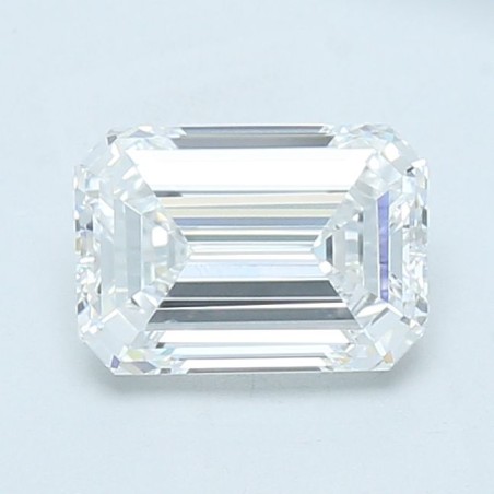 Diament laboratoryjny bezbarwny szlif szmaragdowy, 2.01ct, VVS2, D, IGI LG742550386