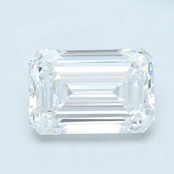 Diament laboratoryjny bezbarwny szlif szmaragdowy, 2.03ct, VVS2, D, IGI LG742550368