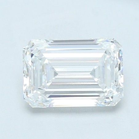 Diament laboratoryjny bezbarwny szlif szmaragdowy, 2.03ct, VVS2, D, IGI LG742550368