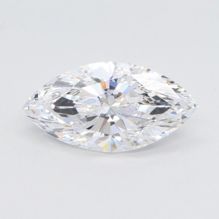 Diament laboratoryjny bezbarwny markiza, 2.1ct, VVS1, E, IGI 605303335