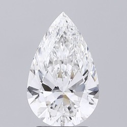 Diament laboratoryjny bezbarwny szlif gruszkowy, 2.43ct, VVS2, E, IGI LG724539286