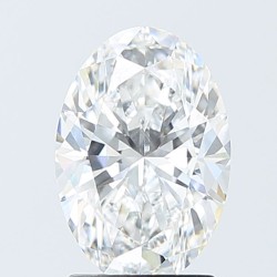 Diament laboratoryjny bezbarwny szlif owalny, 2.09ct, VVS2, D, IGI LG729511890
