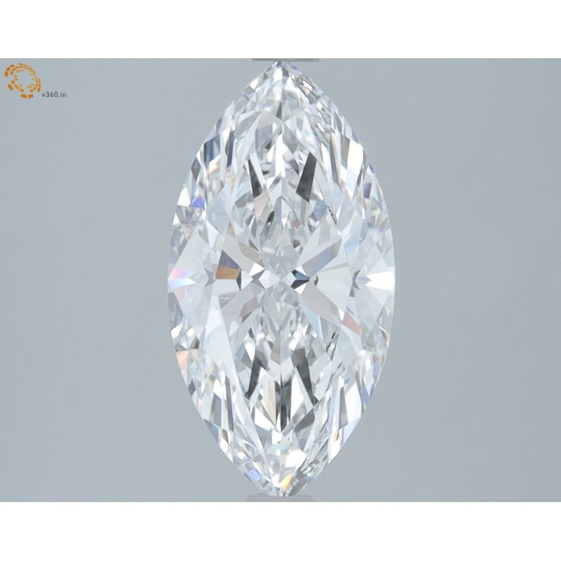 Diament laboratoryjny bezbarwny markiza, 2.06ct, VVS2, E, IGI LG680539505