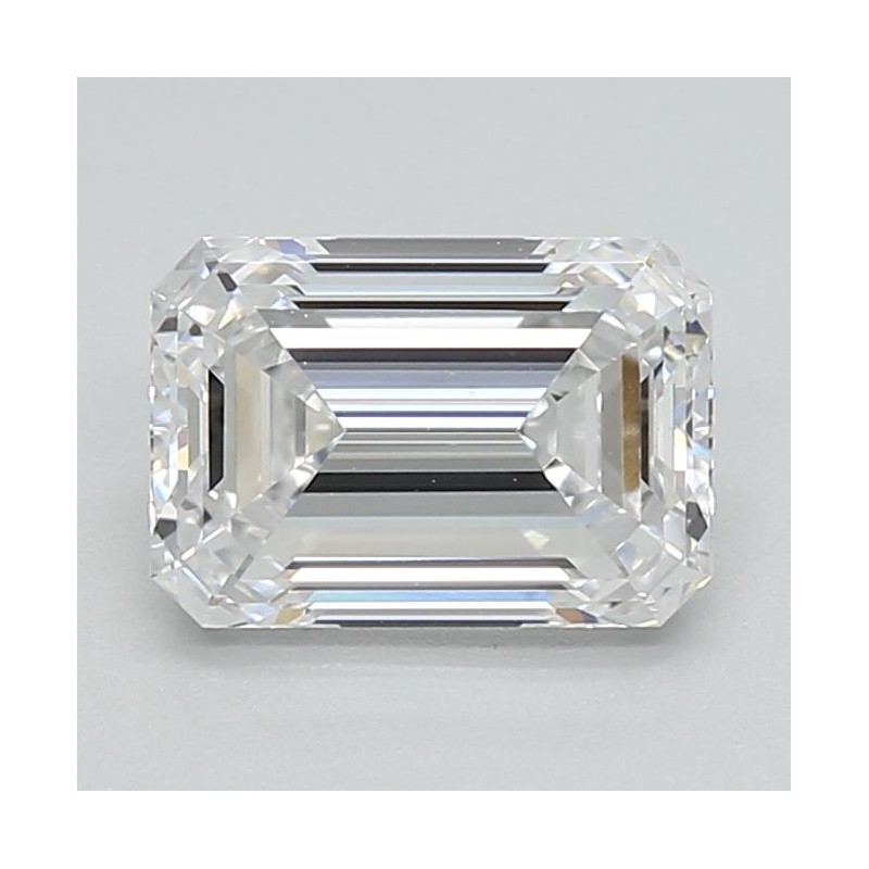 Diament laboratoryjny bezbarwny szlif szmaragdowy, 1.57ct, VVS2, D, IGI LG713591059