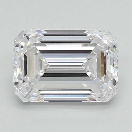 Diament laboratoryjny bezbarwny szlif szmaragdowy, 1.57ct, VVS2, D, IGI LG713591059