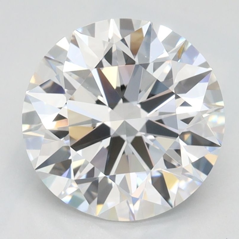 Diament laboratoryjny bezbarwny szlif okrągły, 2.05ct, IF, D, IGI LG715505912