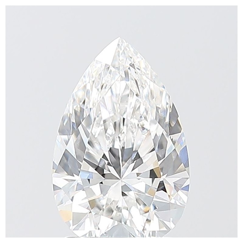 Diament laboratoryjny bezbarwny szlif gruszkowy, 2.02ct, VVS2, D, IGI LG735591140