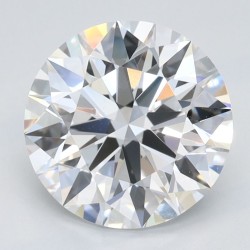 Diament laboratoryjny bezbarwny szlif okrągły, 2.18ct, IF, D, IGI LG715505924