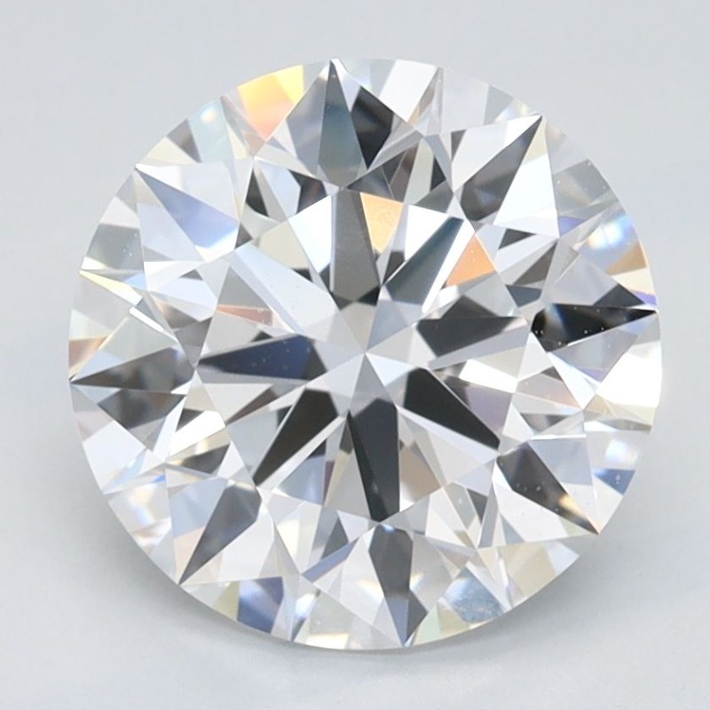 Diament laboratoryjny bezbarwny szlif okrągły, 2.18ct, IF, D, IGI LG715505924
