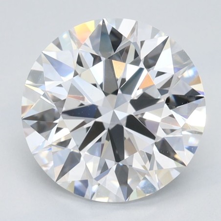 Diament laboratoryjny bezbarwny szlif okrągły, 2.18ct, IF, D, IGI LG715505924