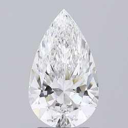 Diament laboratoryjny bezbarwny szlif gruszkowy, 2.44ct, VVS2, E, IGI LG739540922