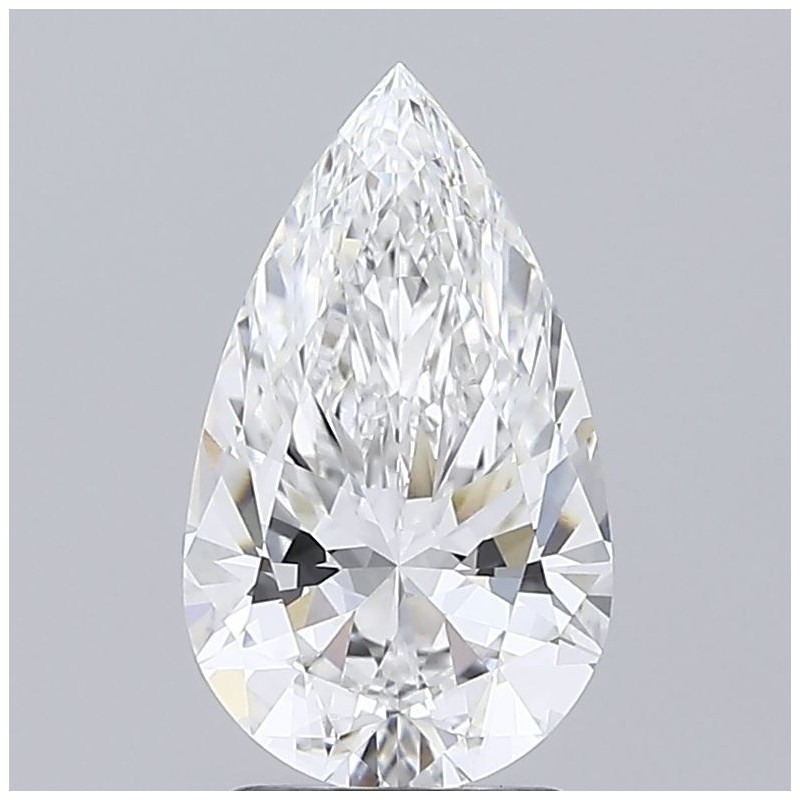 Diament laboratoryjny bezbarwny szlif gruszkowy, 2.44ct, VVS2, E, IGI LG739540922