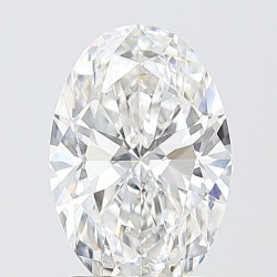 Diament laboratoryjny bezbarwny szlif owalny, 2.1ct, VVS2, E, IGI LG747519398