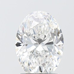 Diament laboratoryjny bezbarwny szlif owalny, 2.01ct, VVS2, D, IGI LG746547804
