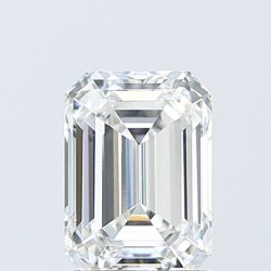 Diament laboratoryjny bezbarwny szlif szmaragdowy, 2.04ct, VVS2, D, IGI LG746545548