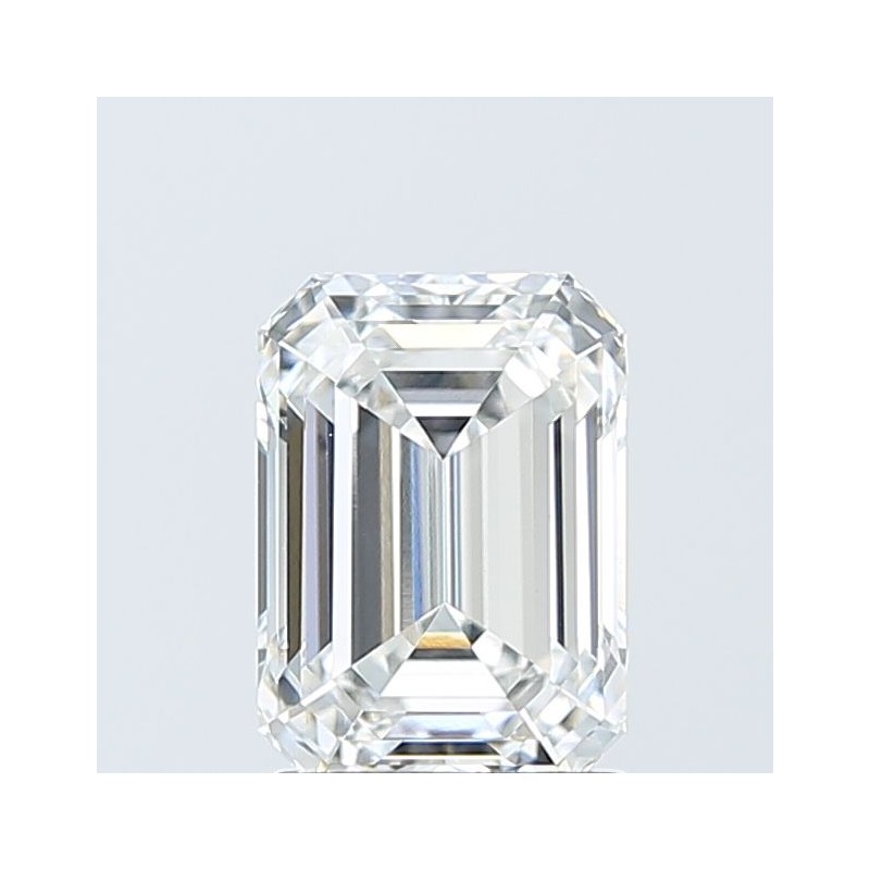 Diament laboratoryjny bezbarwny szlif szmaragdowy, 2.04ct, VVS2, D, IGI LG746545548
