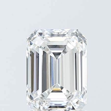 Diament laboratoryjny bezbarwny szlif szmaragdowy, 2.04ct, VVS2, D, IGI LG746545548