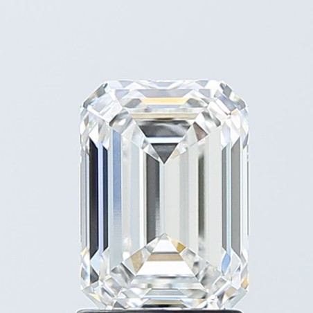 Diament laboratoryjny bezbarwny szlif szmaragdowy, 2.05ct, VVS2, D, IGI LG746545504