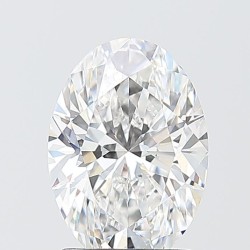 Diament laboratoryjny bezbarwny szlif owalny, 2.03ct, VVS2, D, IGI LG747519212