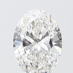 Diament laboratoryjny bezbarwny szlif owalny, 2.01ct, VVS2, E, IGI LG746512564