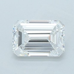 Diament laboratoryjny bezbarwny szlif szmaragdowy, 2.07ct, VVS2, D, IGI LG746501262