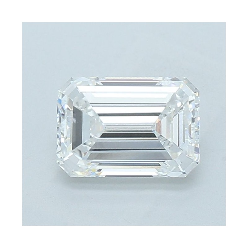 Diament laboratoryjny bezbarwny szlif szmaragdowy, 2.07ct, VVS2, D, IGI LG746501262