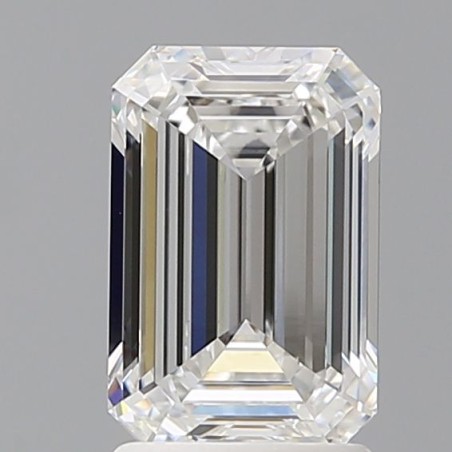 Diament laboratoryjny bezbarwny szlif szmaragdowy, 2.04ct, VVS2, E, IGI LG741531979