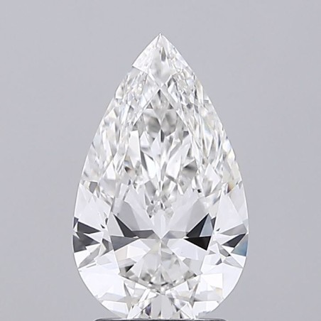 Diament laboratoryjny bezbarwny szlif gruszkowy, 2.21ct, VVS2, F, IGI LG729548737