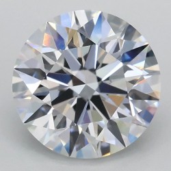 Diament laboratoryjny bezbarwny szlif okrągły, 2.06ct, VVS2, D, IGI LG727588726