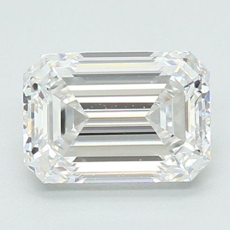 Diament laboratoryjny bezbarwny szlif szmaragdowy, 1.52ct, VVS2, D, IGI LG700565189