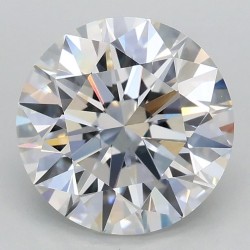 Diament laboratoryjny bezbarwny szlif okrągły, 2.06ct, VVS2, D, IGI LG733581785