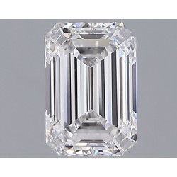 Diament laboratoryjny bezbarwny szlif szmaragdowy, 1.29ct, VVS2, D, IGI LG732534961