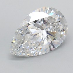 Diament laboratoryjny bezbarwny szlif gruszkowy, 2.09ct, VVS2, D, IGI LG724532206