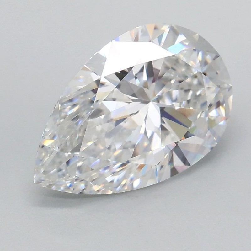 Diament laboratoryjny bezbarwny szlif gruszkowy, 2.09ct, VVS2, D, IGI LG724532206