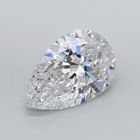 Diament laboratoryjny bezbarwny szlif gruszkowy, 1.59ct, VVS2, D, IGI LG739537824