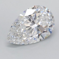 Diament laboratoryjny bezbarwny szlif gruszkowy, 2.09ct, VVS2, D, IGI LG724532189