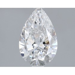 Diament laboratoryjny bezbarwny szlif gruszkowy, 1.08ct, VVS2, D, IGI LG625446858