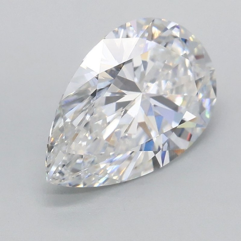 Diament laboratoryjny bezbarwny szlif gruszkowy, 2.09ct, VVS2, D, IGI LG724532220