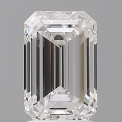 Diament laboratoryjny bezbarwny szlif szmaragdowy, 2.07ct, VVS2, D, IGI LG741532037