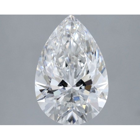 Diament laboratoryjny bezbarwny szlif gruszkowy, 2.29ct, VVS2, F, IGI LG566393596