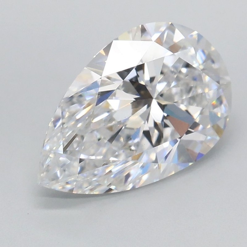 Diament laboratoryjny bezbarwny szlif gruszkowy, 2.09ct, VVS2, D, IGI LG724532196