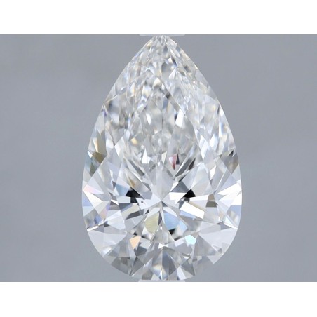 Diament laboratoryjny bezbarwny szlif gruszkowy, 1.52ct, VVS2, F, IGI LG625446902