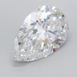 Diament laboratoryjny bezbarwny szlif gruszkowy, 1.59ct, VVS2, D, IGI LG739537807