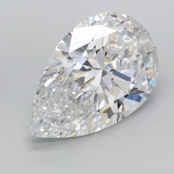 Diament laboratoryjny bezbarwny szlif gruszkowy, 2.51ct, VVS2, D, IGI LG733581919