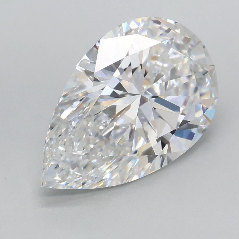 Diament laboratoryjny bezbarwny szlif gruszkowy, 2.51ct, VVS2, D, IGI LG733581919