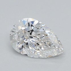 Diament laboratoryjny bezbarwny szlif gruszkowy, 1.05ct, VVS2, D, IGI LG633473743