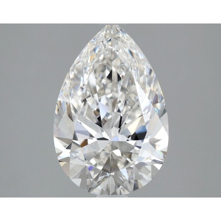 Diament laboratoryjny bezbarwny szlif gruszkowy, 2.31ct, VVS2, F, IGI LG541269869