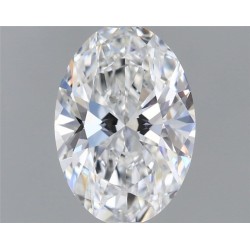 Diament laboratoryjny bezbarwny szlif owalny, 1.23ct, IF, E, IGI LG722505404