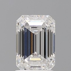 Diament laboratoryjny bezbarwny szlif szmaragdowy, 1.6ct, VVS2, D, IGI LG741532088